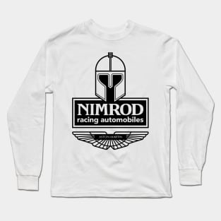 Aston Martin Nimrod Group C Team emblem - 1982 - Black print Long Sleeve T-Shirt